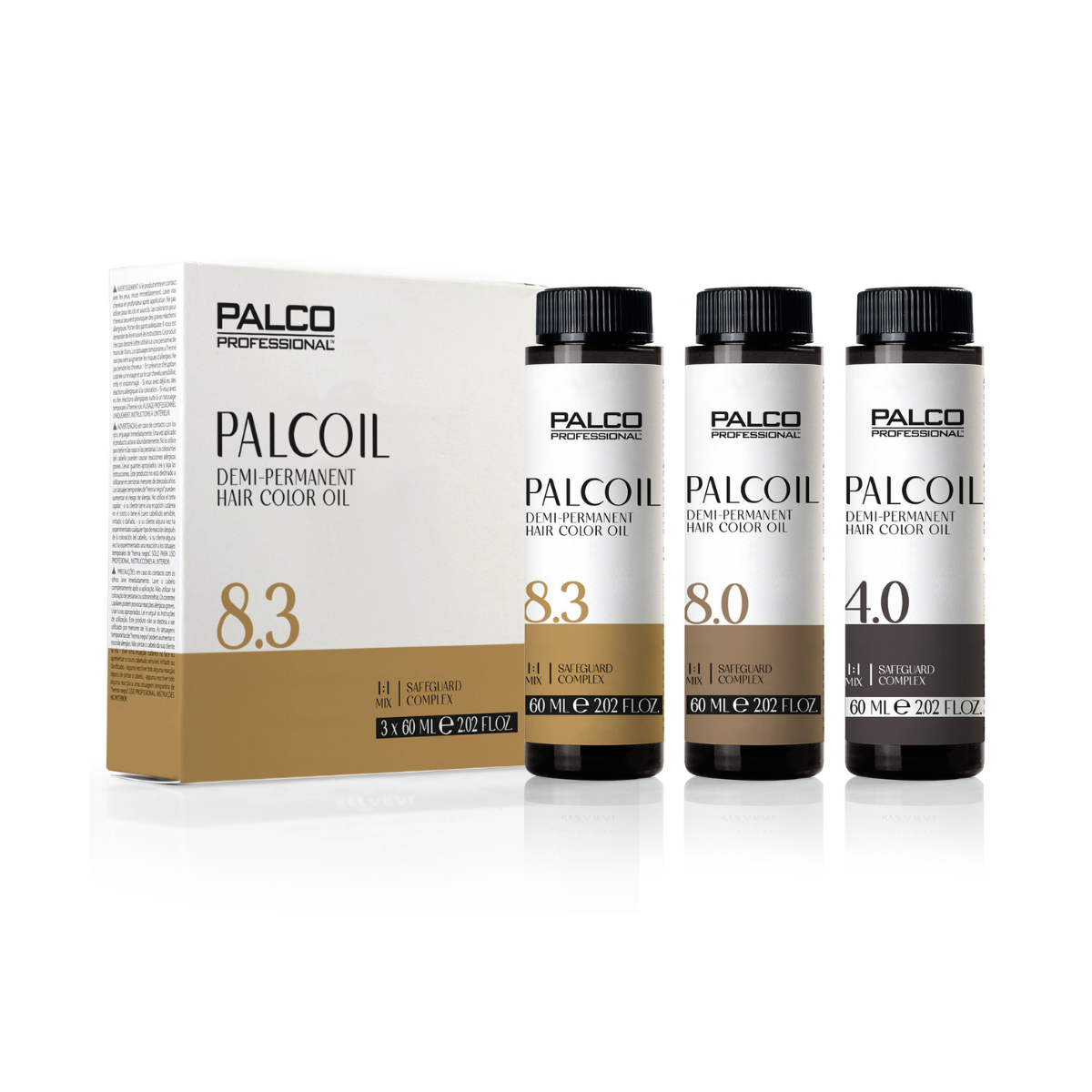 PALCOIL demipermanentna boja-3x60ml
